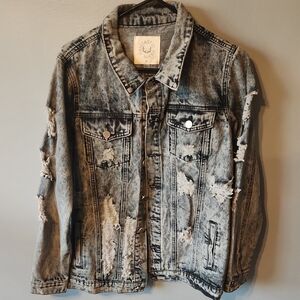 Distressed Denim Jacket